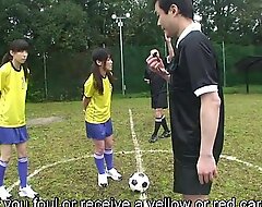 Subtitled ENF CMNF Japanese nudist soccer indoctrinate game HD