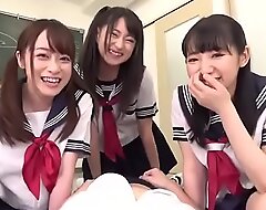 Young Japanese Schoolgirl Slut Babes Stopped Time