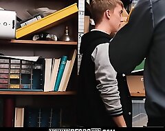 Candid Guy Fucked By Gay Security Guard For Shoplifting