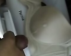 Cum on my mom's bra