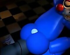 Toy Bonnie Gets Dominated by Withered Freddy