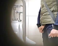 Secretive cam in the mall toilet