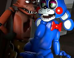 [FNAF] Toy Bonnie gets fucked off out of one's mind Foxy