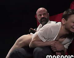 MasonicBoys - Old hand bear daddy spanks and milks young sub twink