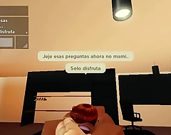 Cogiendome a blanquita cachonda en roblox condo