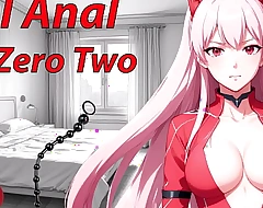 JOI Hentai Anal con Zero Two, voz española.