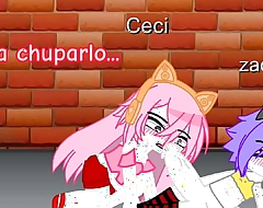 [gacha life] me siento cachonda y este femboy me ayuda!