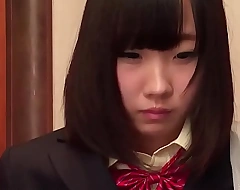 Rin Aoki, the hot Japanese school-girl, blows the jism out of the manmeat and takes it all in her gullet for an extended period of time, providing an amazing blowjob.