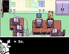 berdly and noelle fuck in the computer room, deltarune animation, made by mayin and orenji