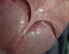 virgin penis very close up seen and show skin lock of penis head