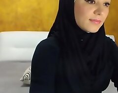 Arab hijab floozy stripe  and masturbation heavens cam