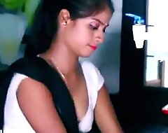ANALANINE-Hot indian maid makes the steady old-fashioned well