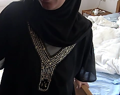 my muslim neighbor is a whore and today she pissed from her hairy pussy
