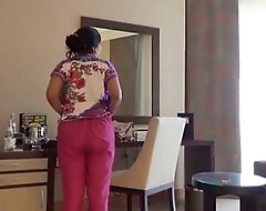 Retarded Indian Bhabhi In Hotel Room With Her Newly Fond of Husband Honeymoon